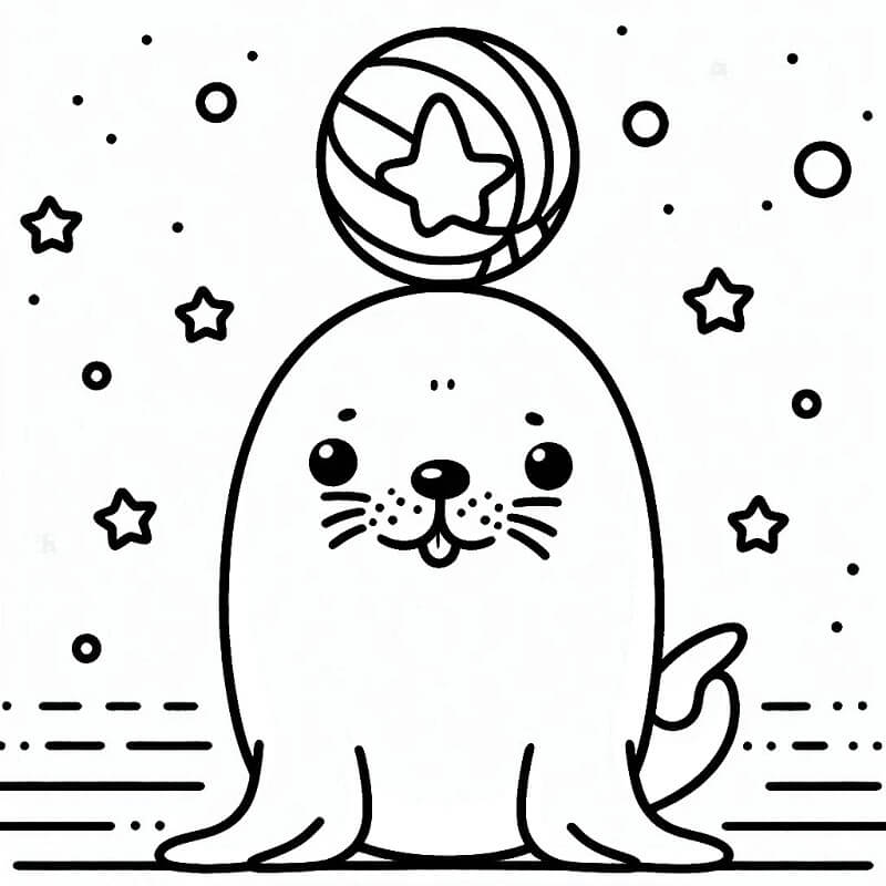 Zirkus für 2-jährige Kinder ausmalbilder