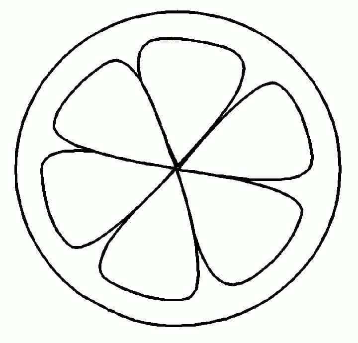 Zitrone 2 ausmalbilder