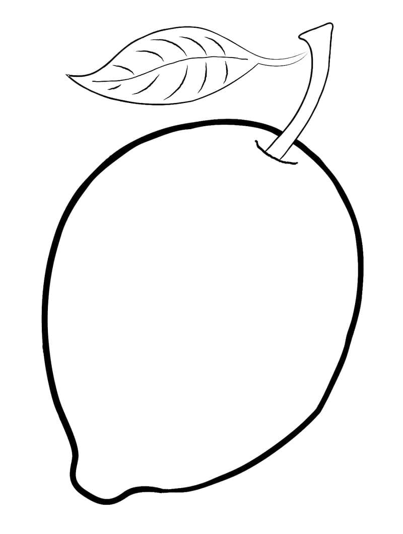 Zitrone cho 5-jährige Kinder ausmalbilder