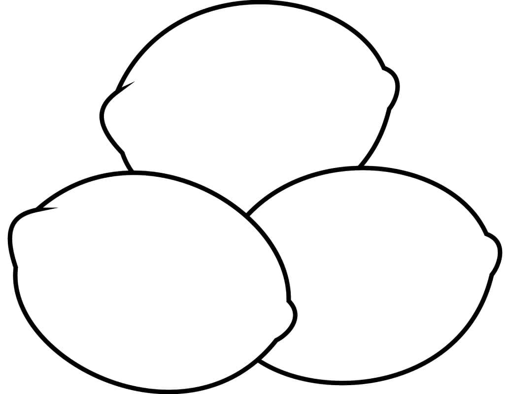 Zitrone cho 6-jährige Kinder ausmalbilder