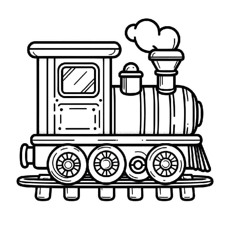 Zug Malvorlage für Kinder ausmalbilder