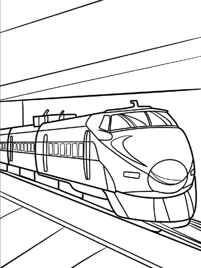 Zug kostenlos ausmalbilder