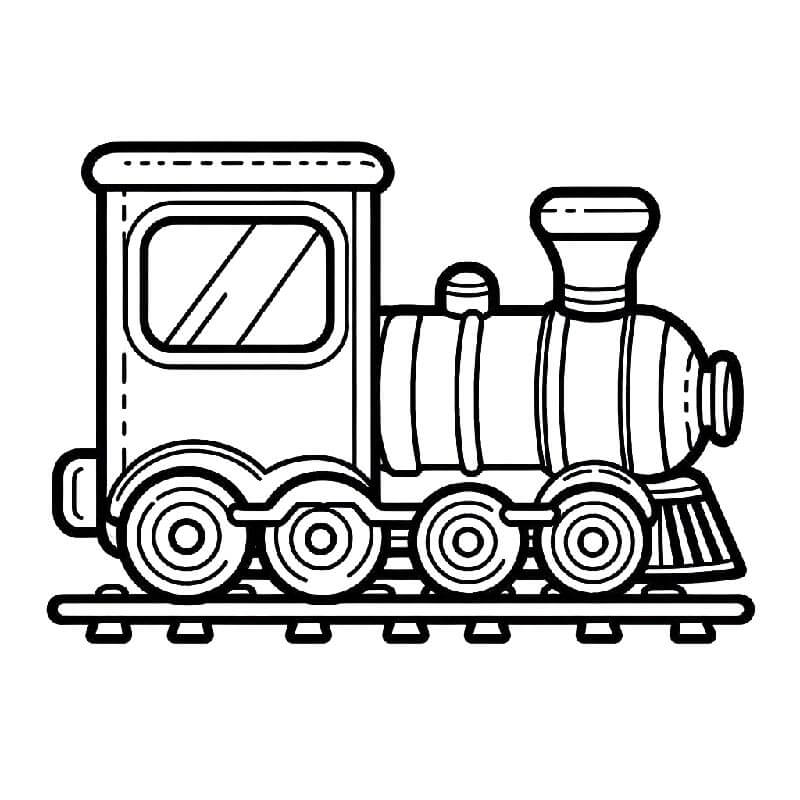 Zugbild zum Drucken ausmalbilder