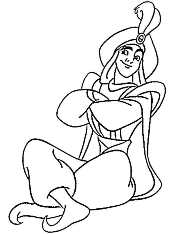 Aladdin ausmalbilder