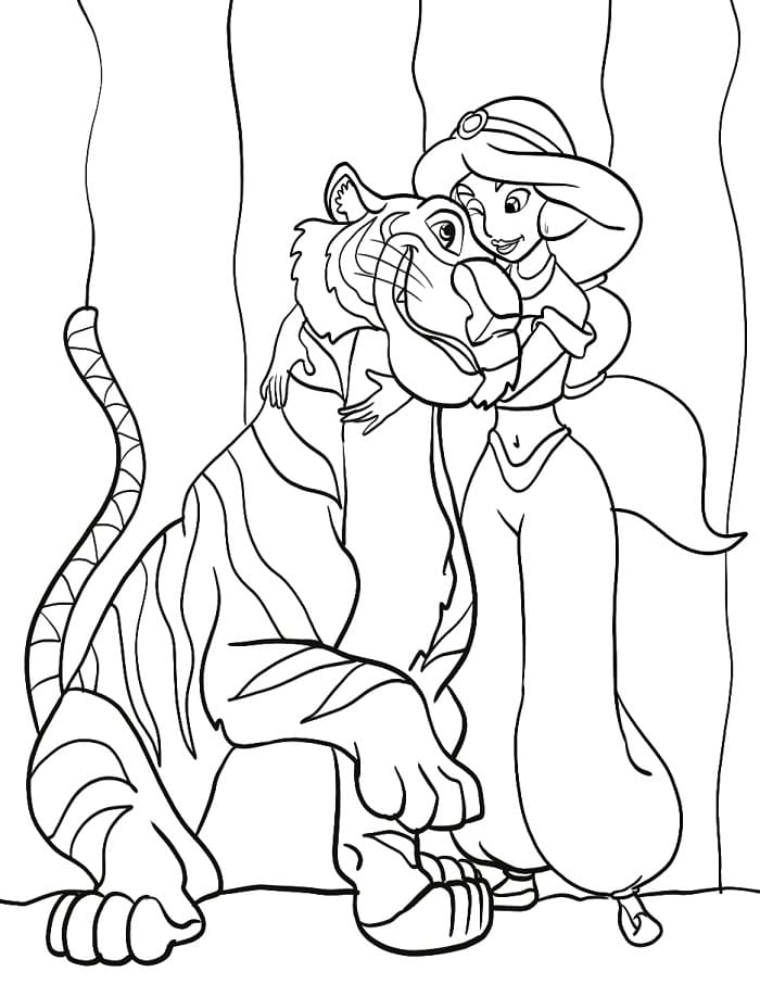 Aladdin aus der Disney-Welt ausmalbilder