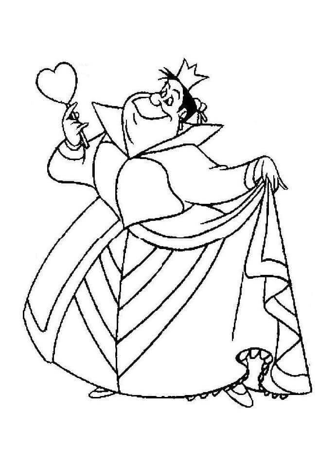 Alice im Wunderland für 2-jährige Kinder ausmalbilder