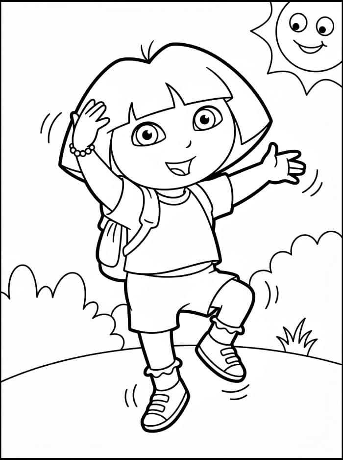 Dora ausmalbilder
