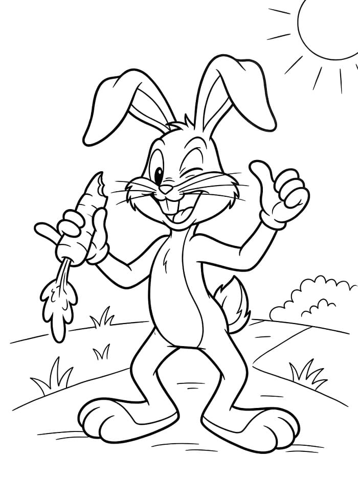 Animierter Bugs Bunny ausmalbilder