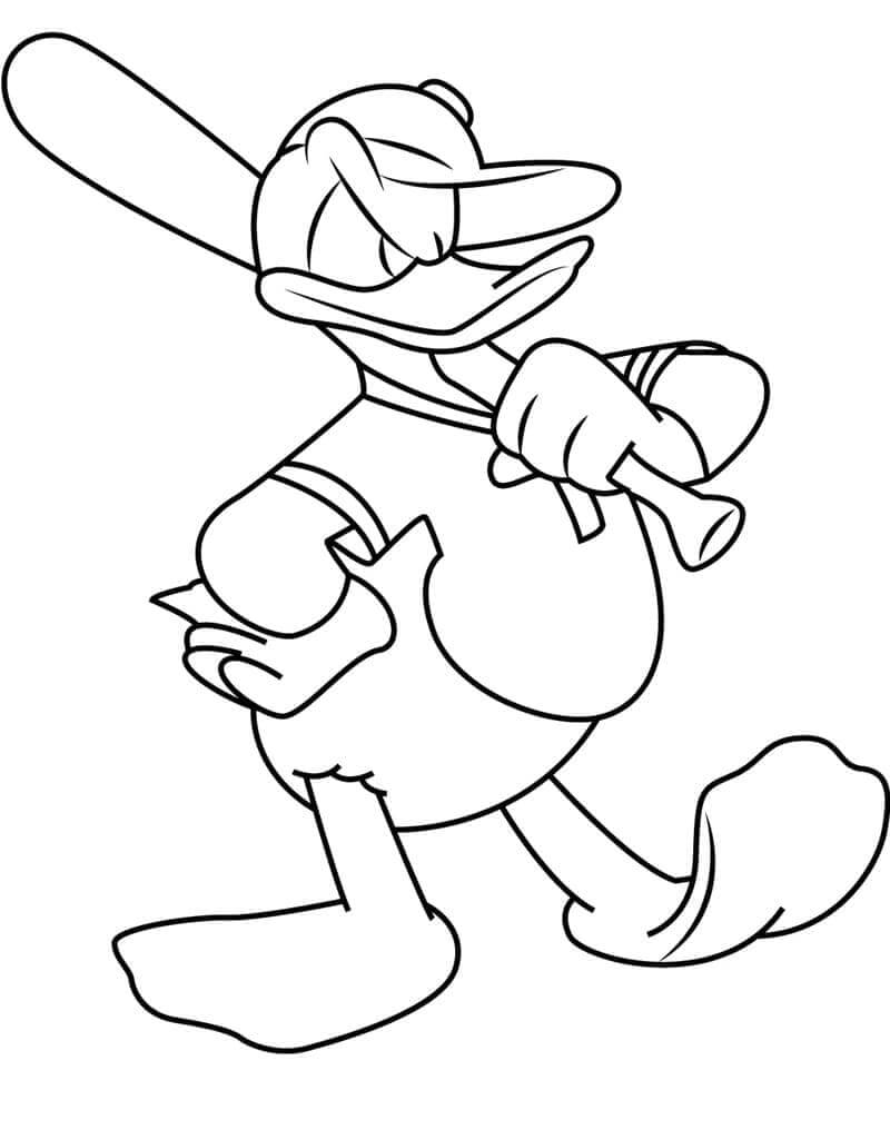 Animierter Donald Duck ausmalbilder