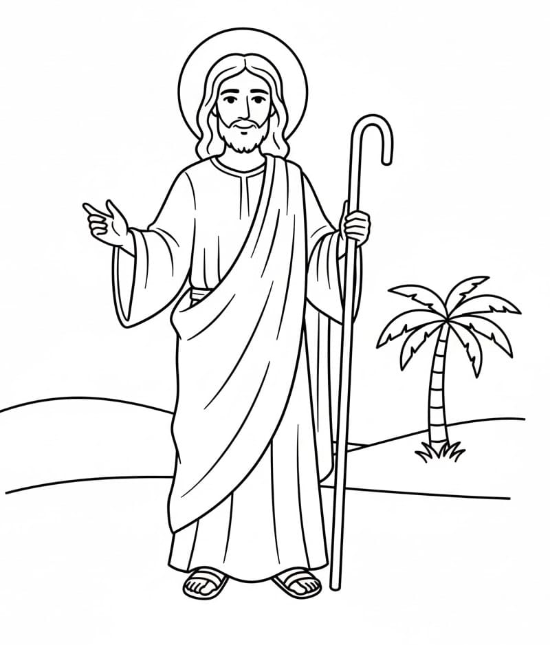 Animierter Jesus ausmalbilder