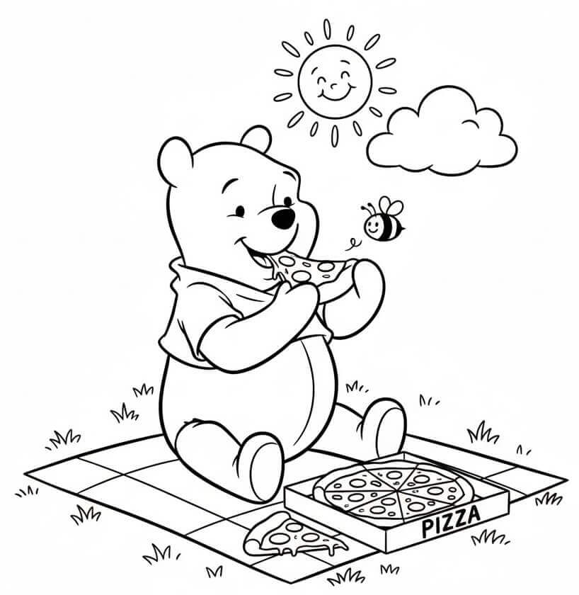 Animierter Winnie Puuh ausmalbilder