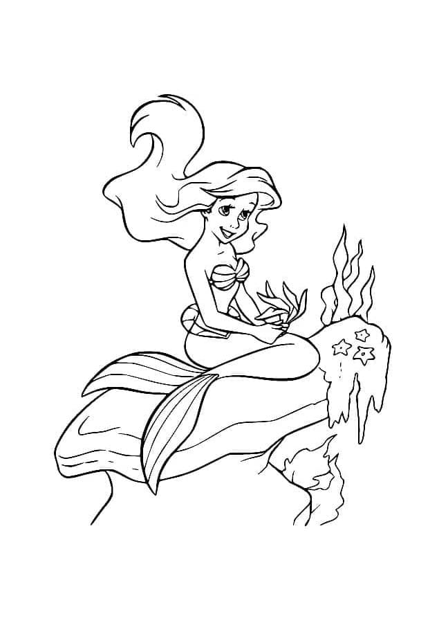 Animiertes Arielle die Meerjungfrau ausmalbilder