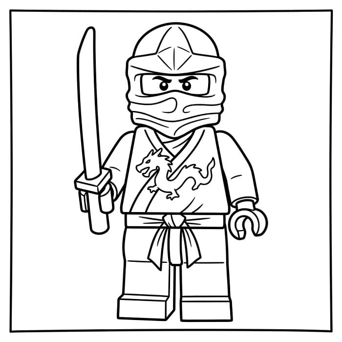 Animiertes Lego Ninjago ausmalbilder