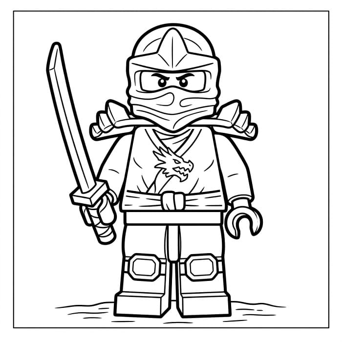 Animiertes Ninjago ausmalbilder