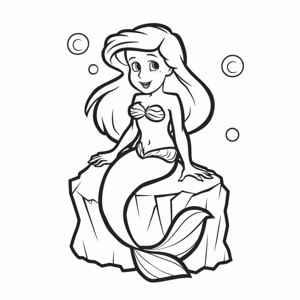 Arielle Bild ausmalbilder