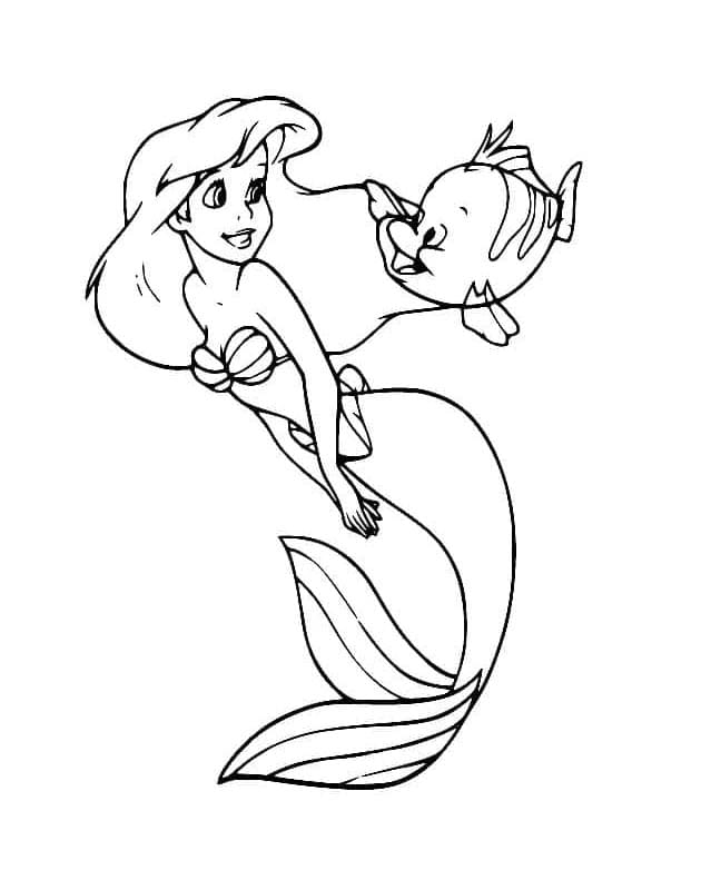 Arielle die Meerjungfrau ausmalbilder
