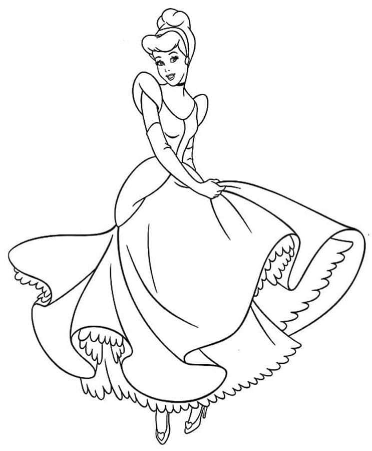 Aschenputtel zum Drucken ausmalbilder