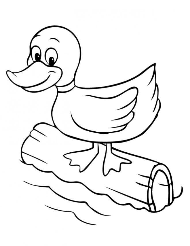 Ausdruckbar Ente für Kinder ausmalbilder