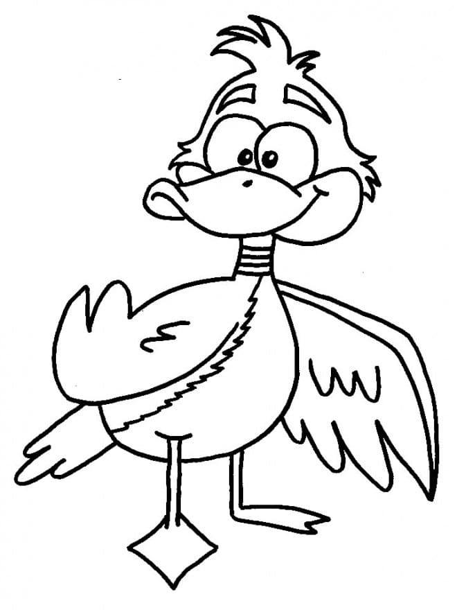 Ausdruckbar Ente gratis ausmalbilder