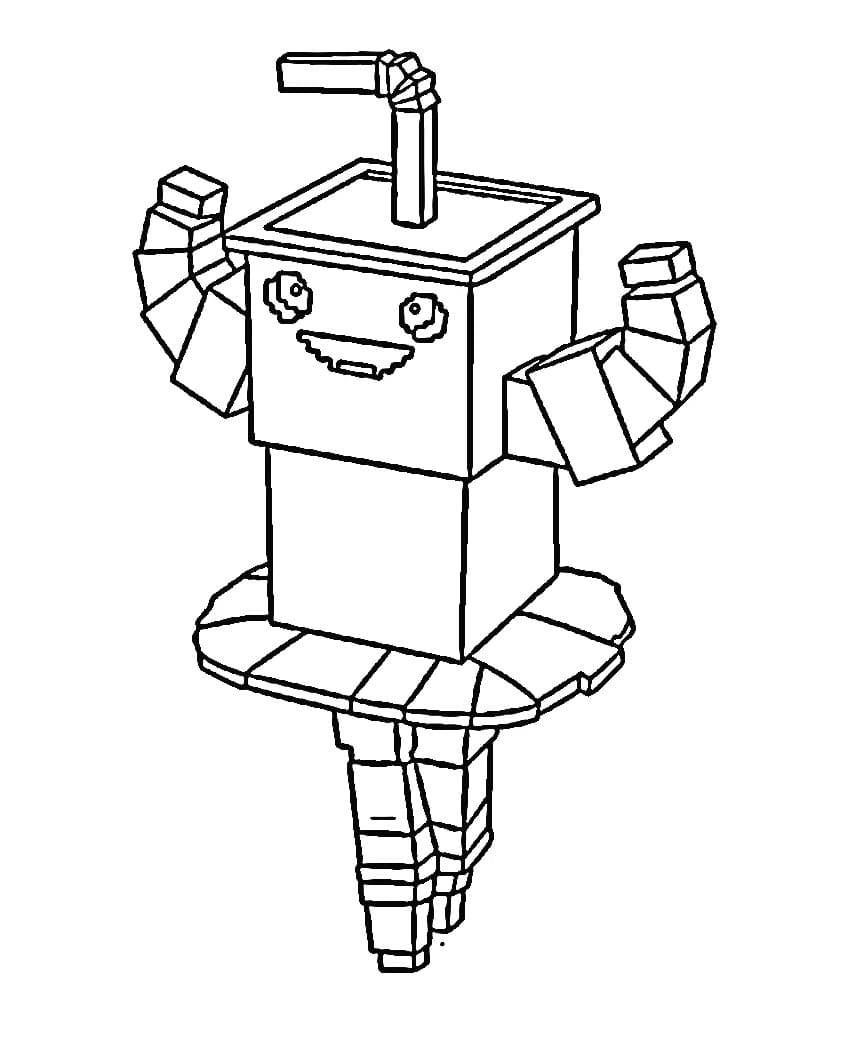 Ballerino Lololo von Steal a Brainrot ausmalbilder