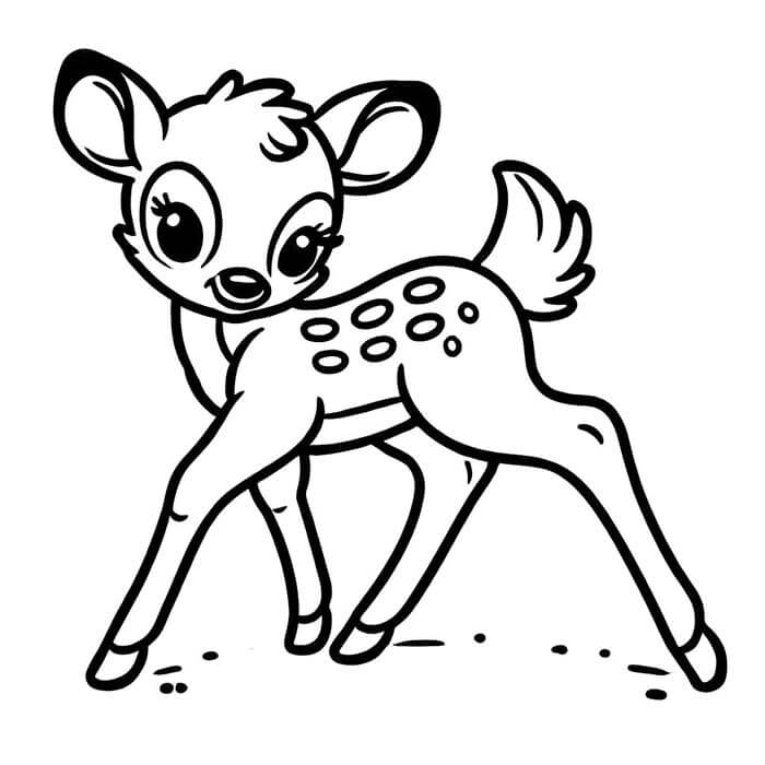 Bambi Bild ausmalbilder