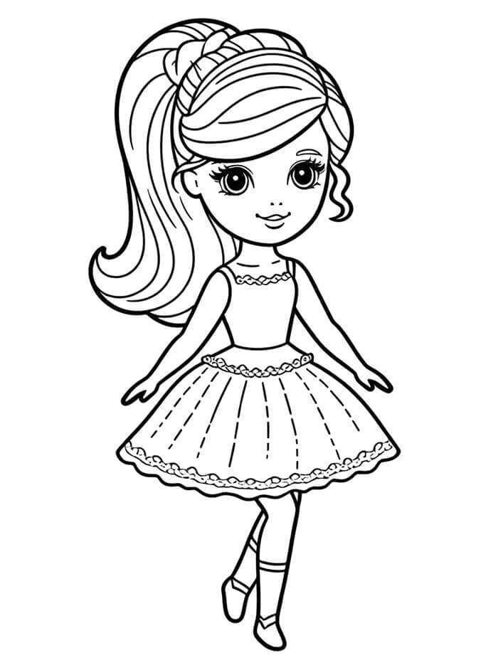 Barbie Malvorlage ausmalbilder