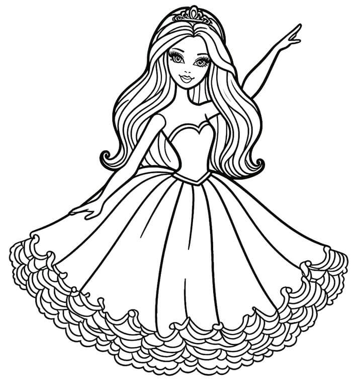 Barbie druckbares Bild ausmalbilder