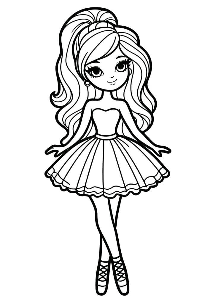 Barbie für Kinder ausmalbilder