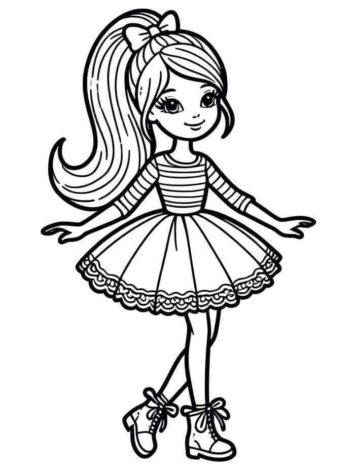 Barbie kostenlos verfügbar ausmalbilder