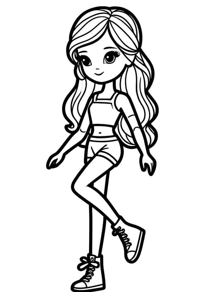 Barbie kostenloses Bild ausmalbilder