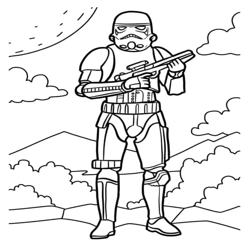 Bekannte Star Wars Charaktere ausmalbilder