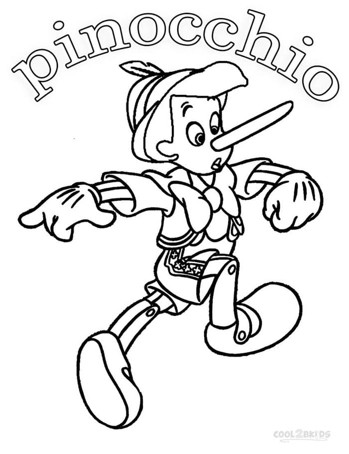 Beliebter Disney Pinocchio ausmalbilder