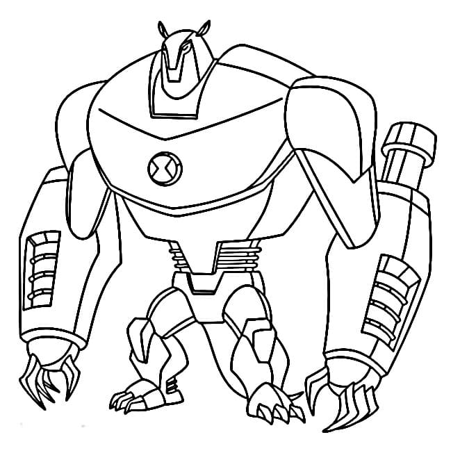 Ben 10 Armodrillo ausmalbilder
