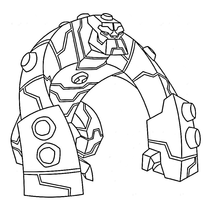 Ben 10 Bloxx ausmalbilder