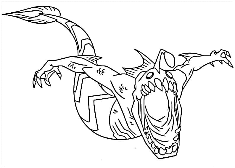 Ben 10 für 5-jährige Kinder ausmalbilder