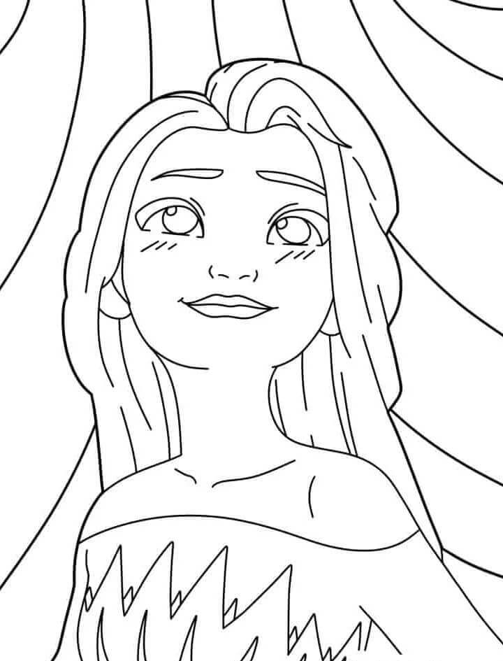 Bezaubernde Elsa ausmalbilder