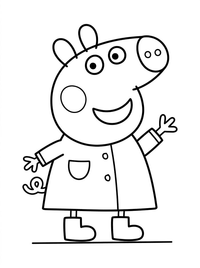 Bezaubernde Peppa Wutz ausmalbilder