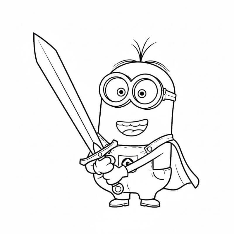 Bezaubernder Minion ausmalbilder