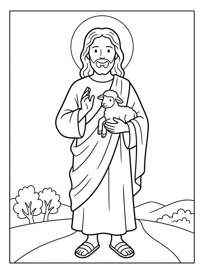 Jesus ausmalbilder