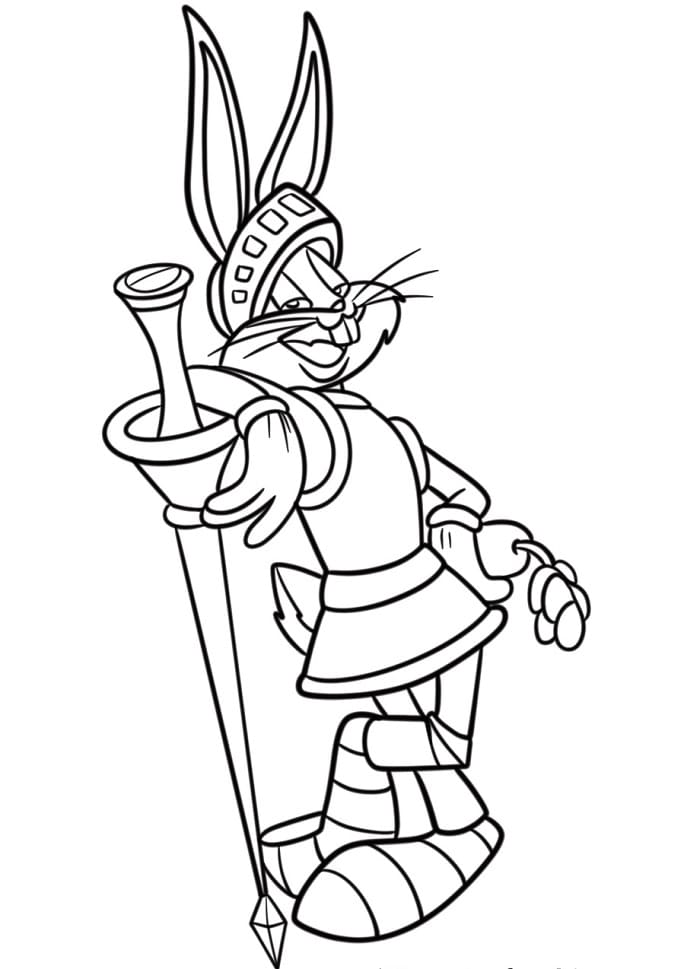 Bugs Bunny aus Looney Tunes ausmalbilder