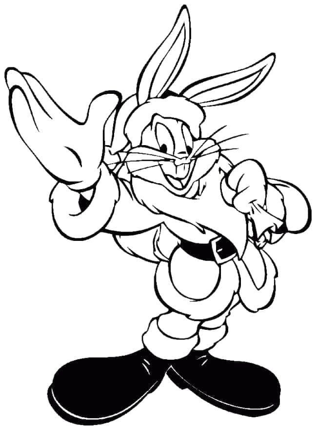 Bugs Bunny aus der Looney-Tunes-Welt ausmalbilder