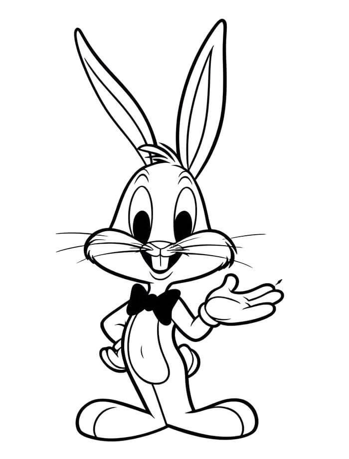 Bugs Bunny für 4-jährige Kinder ausmalbilder