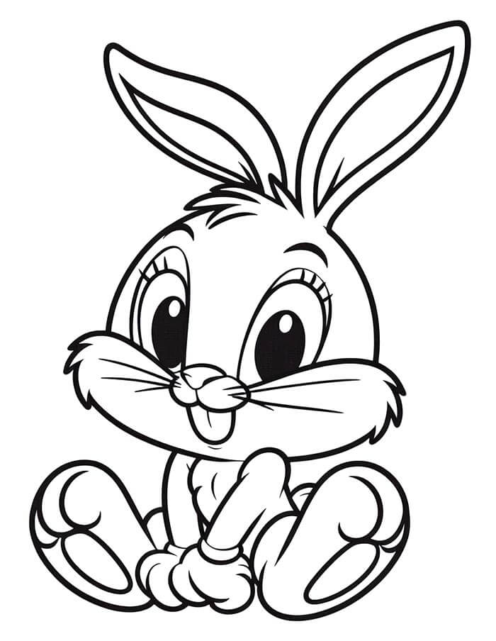 Bugs Bunny für 5-jährige Kinder ausmalbilder