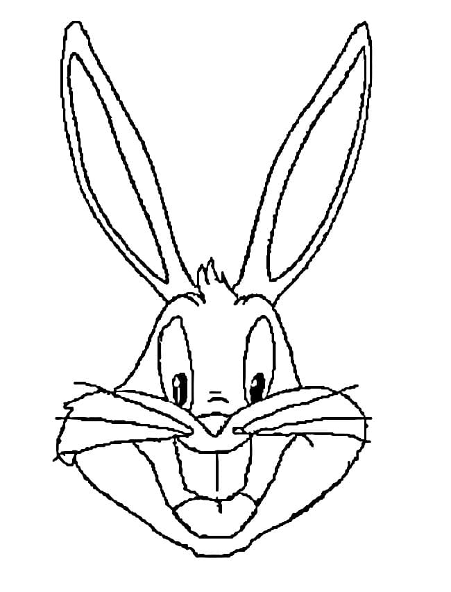 Bugs Bunny gratis Druckvorlage ausmalbilder