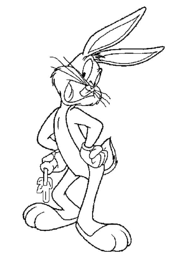 Bugs Bunny kostenloses Bild ausmalbilder