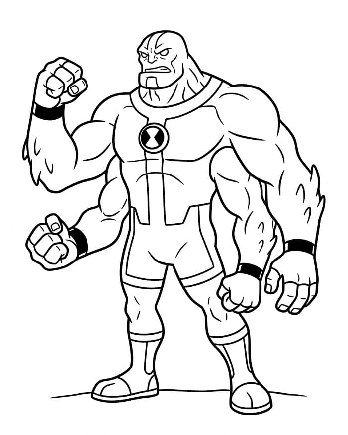 Cartoon Ben 10 ausmalbilder