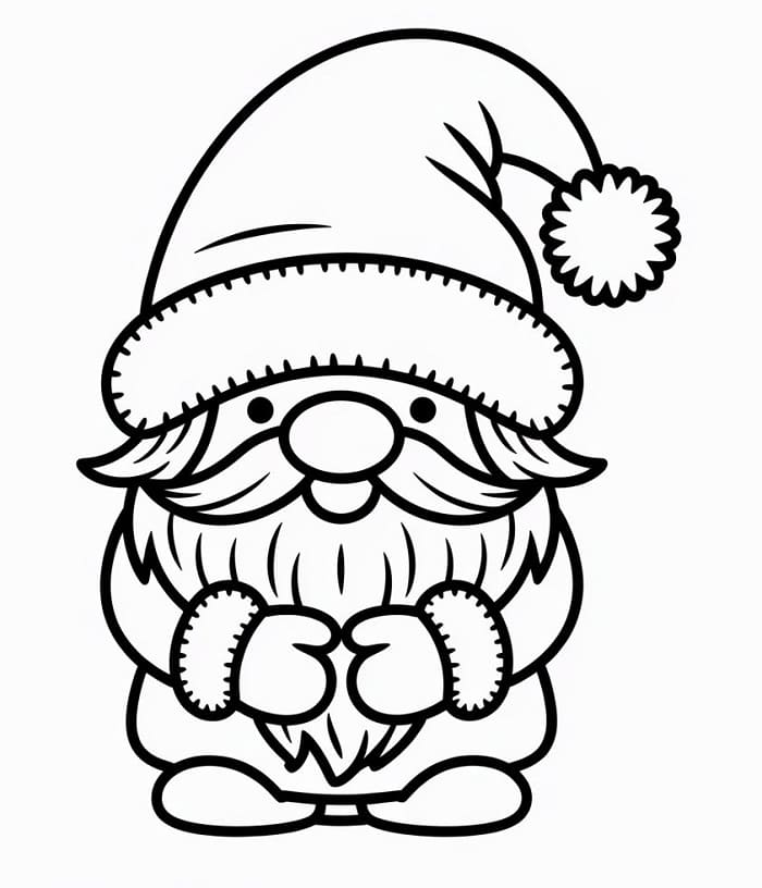 Cartoon Gnom ausmalbilder