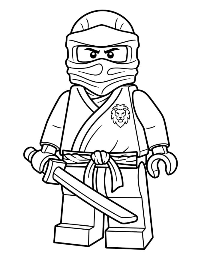 Cartoon Lego Ninjago ausmalbilder
