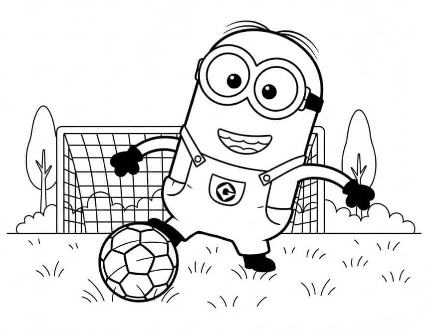 Cartoon Minion ausmalbilder