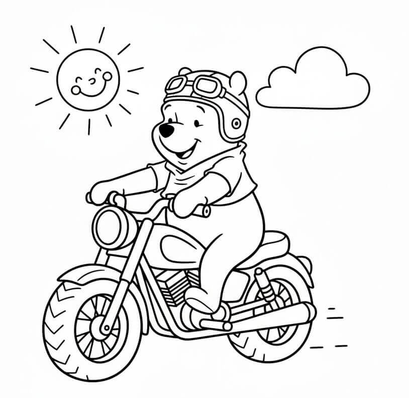 Cartoon Winnie Puuh ausmalbilder